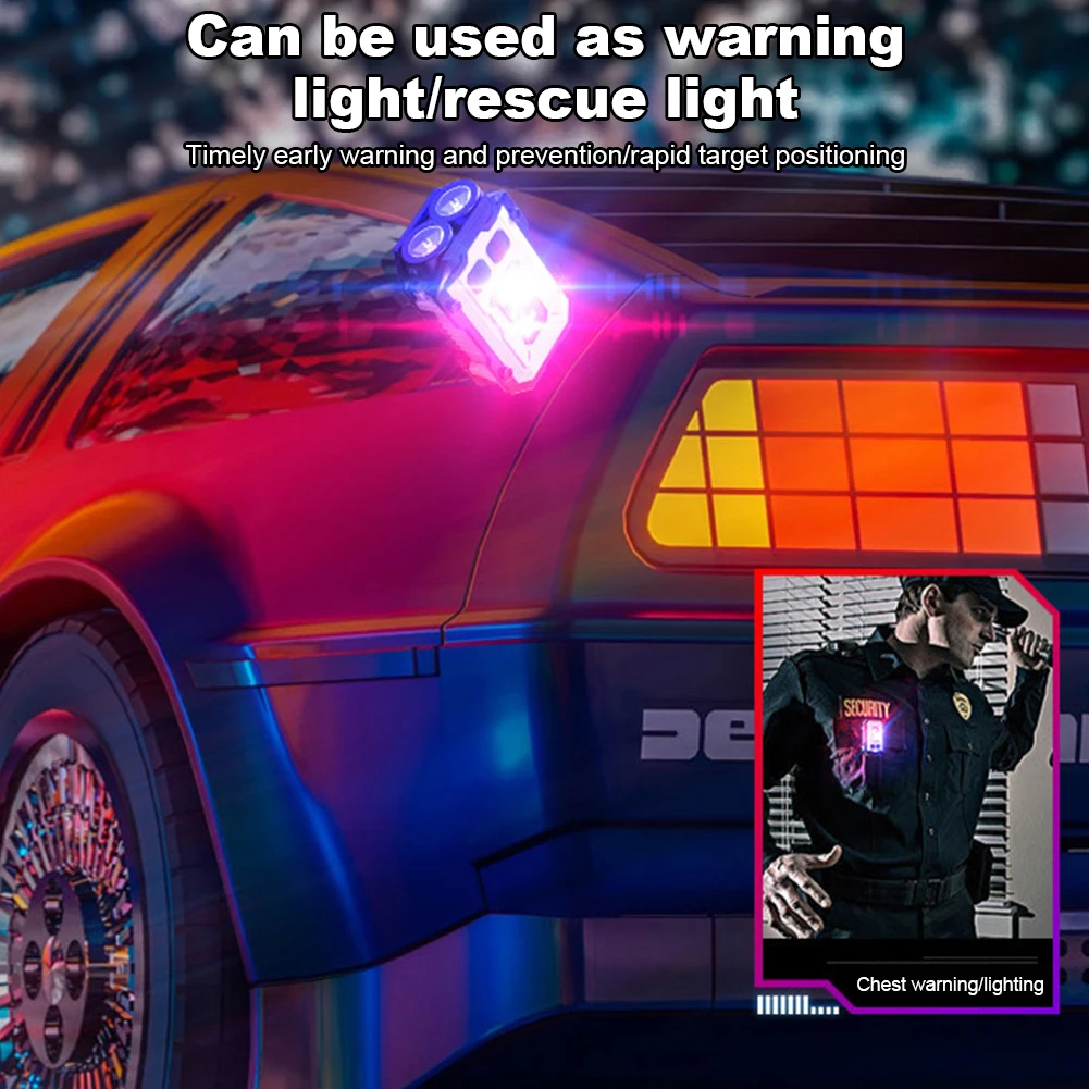 Description Picture 4 of item1-3pcs Keychain Flashlight 180LM 300mAh Super Bright Torch Portable Keychain Light Multifunctional for Camping Fishing Walking