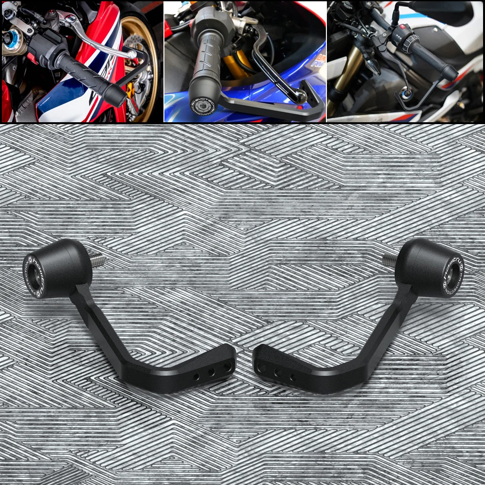 

Motorcycle Handguard Brake Clutch Lever Protector For Kawasaki ER-6N ER-6F 2012-2016
