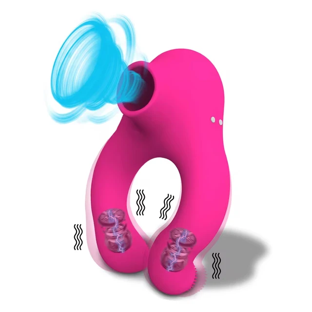 Vibrator Für Frauen Penis Cock Ring Klitoris Stimulator Clit Sucker Verzögerung Ejakulation Dick Enlarger Ring Sex Spielzeug Für Männer Paare 1