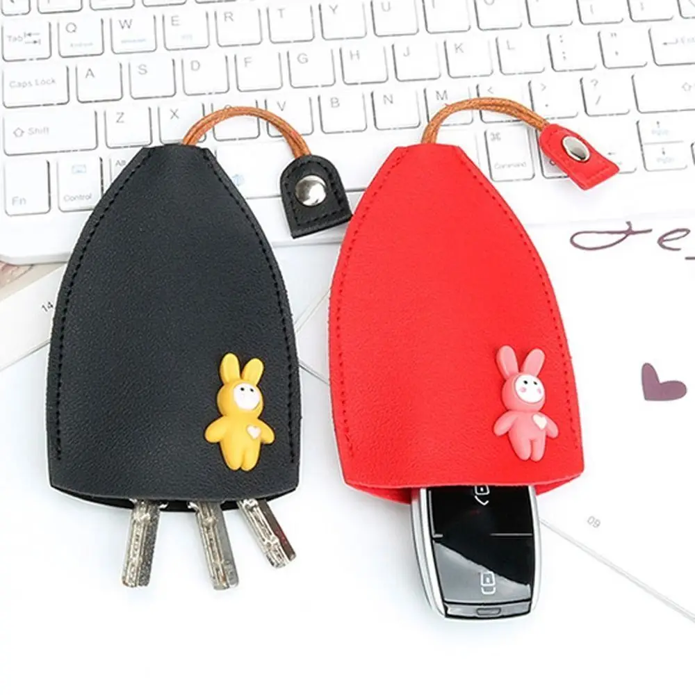 

Animals Attract Luck Fish Car Key Holder Rabbit Lucky Cat Housekeepers Key Holder Pull Type Key Bag Keychain Pouch Key Wallets