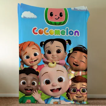 C-CoCo-melonS-ES Coperta per bambini Super accogliente peluche soggiorno divano divano cartone animato regali di compleanno infantile