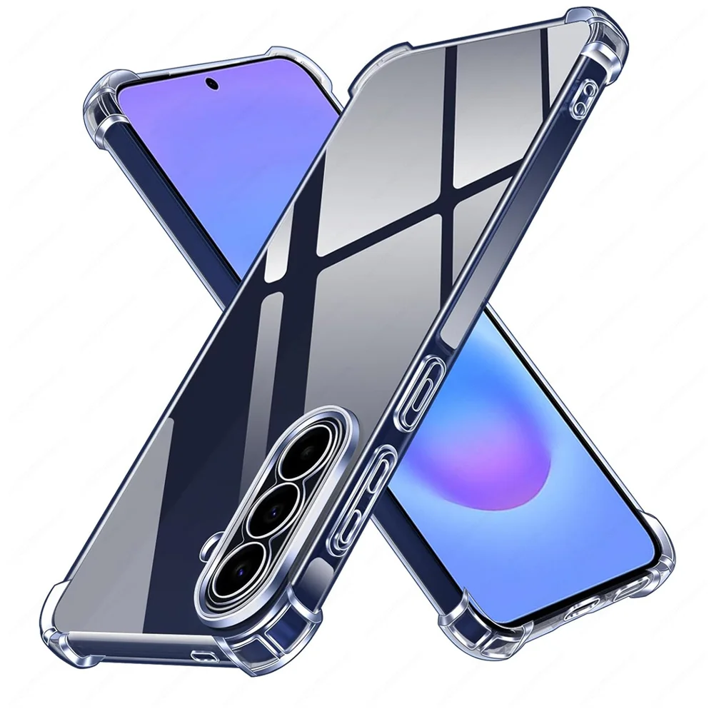 Clear Silicone Shockproof Back Cover Case - Enhanced Protection and Style