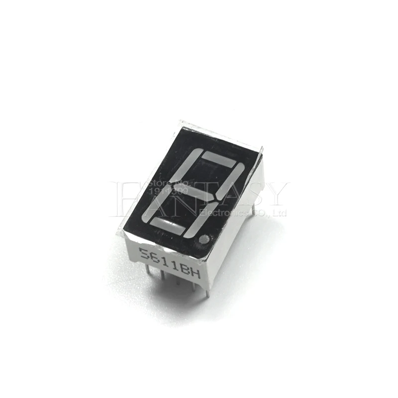 led digital tube display 7 segment 0.56 in common Cathode 1 Bit digital Tube 0.56" inch 0.56in. Red LED Display 5pcs