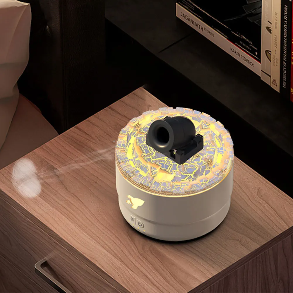 Volcanic Crack Light Cannons Humidifier Essential Oil Diffuser Cannon Blast Aroma Humidifier Aromatherapy Diffuser for Bedroom 4