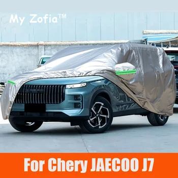 Per Chery JAECOO J7 2023 2024 2025 Auto Coperture complete per auto Sole esterno Anti UV Pioggia Neve Protezione antipolvere Accessori in tessuto Oxford