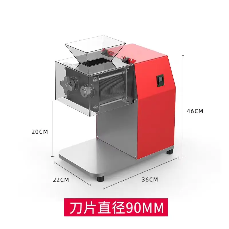 Electric Meat Slicer Machine Commercial Meat Cutting Stainless Steel Meat Grinder Shredder Multi Function Meat Chopper 220v 4