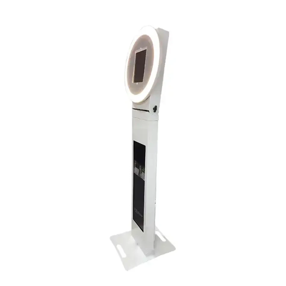 LCD iPad 포토 부스 기계 스탠드, 비행 케이스 포장, 셀카 iPad 포토 부스 쉘, 크리스마스 파티 렌탈