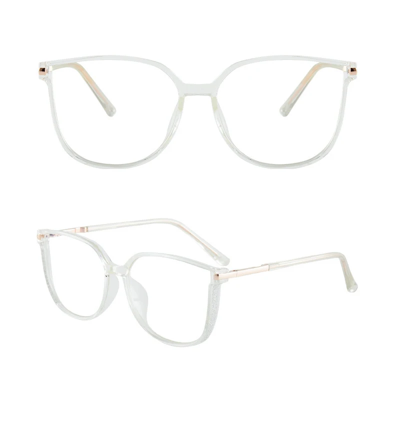 Ein Paar PC-Brillen im neuen Trend mit großem Rahmen, Anti-Blu-ray-Brille, Leptin- und dekorativer Trend, ultraleichter Brillenrahmen 56793 – Detail 18