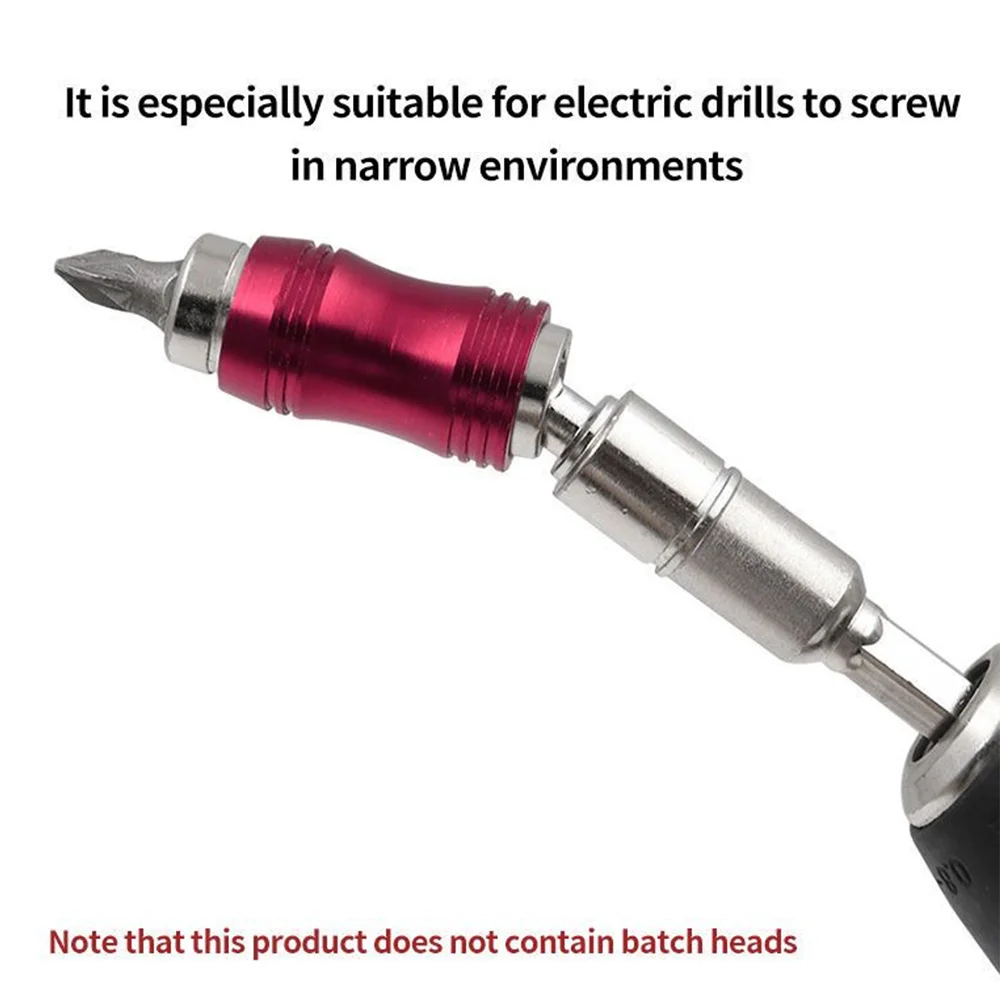 Electric drill hexagonal handle magnetic quick release head lengthening connecting rod corner bend