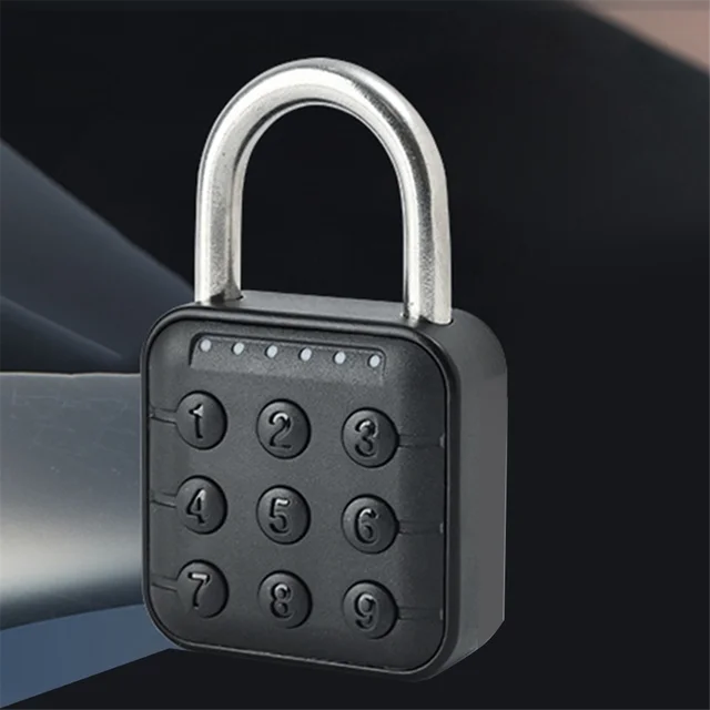 B03B-Tuya Padlock Password Electronic Lock Keyless Quick Unlock Anti Theft Padlock IP67 Waterproof Home Securit Lock 2