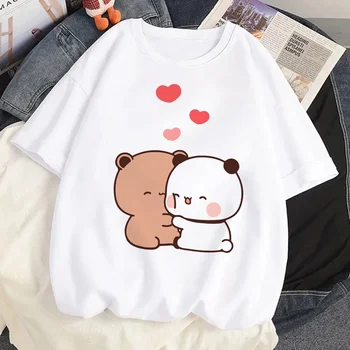 Bubu Dudu T Shirt Women Kawaii Cartoon Y2k Punk Funny T-shirt Hip Hop Unisex Streetwear Harajuku Anime Tshirt Female Clothing 5