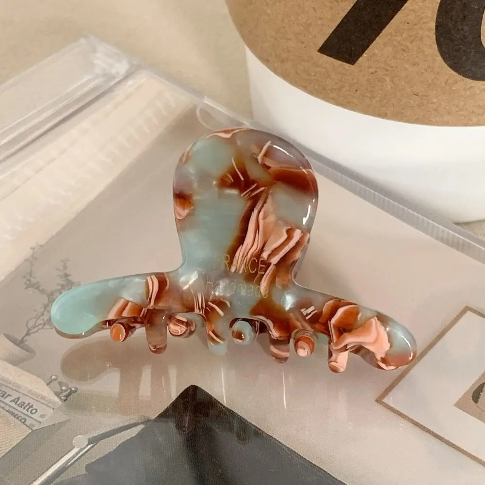 Acetat Klaue Clip Mode Haarschmuck kleine Haars pange Kopfschmuck Kopf bedeckung Haar Kralle Mädchen – Detail 9