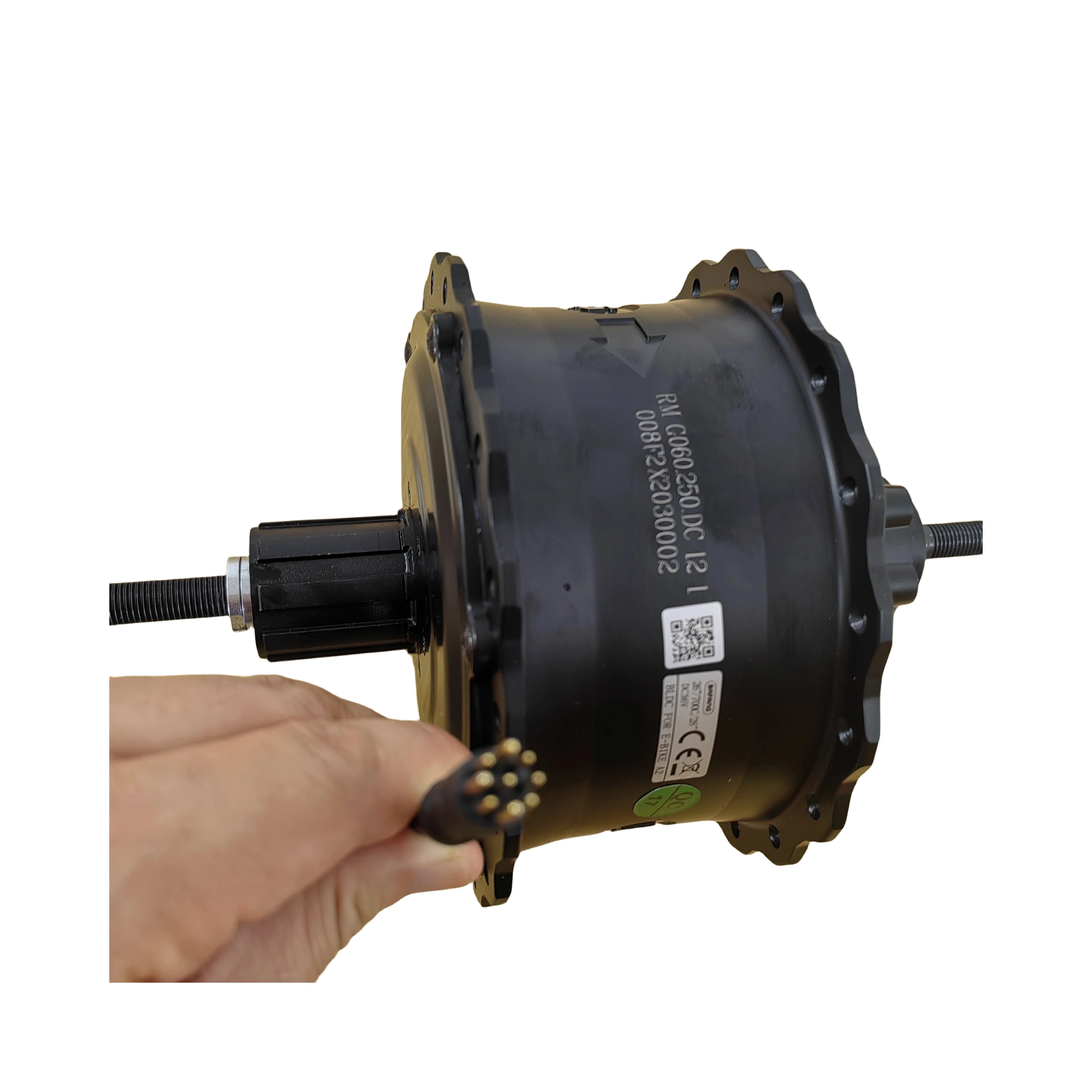 Bafang 팻 타이어용 후면 허브 모터, 전기 자전거 카세트 또는 스레드 드롭 아웃 175mm, 190mm, G060, 36V, 48V, 250W
