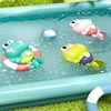 Baby Bath Toys Kids Swimming Pool Clockwork Animals Toys Cute Bathing Frog Children Bathroom Shower Bathtub Water Play Game Toys 5