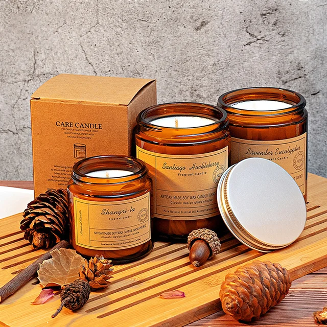 Kézzel Készített 100G Aromaterápiás Gyertya -Poharak Születésnapi Valentin -Napi Esküvői Ajándék Illata Szójaviasz Füst Nélküli Lehet Nagykereskedelem - Image 4