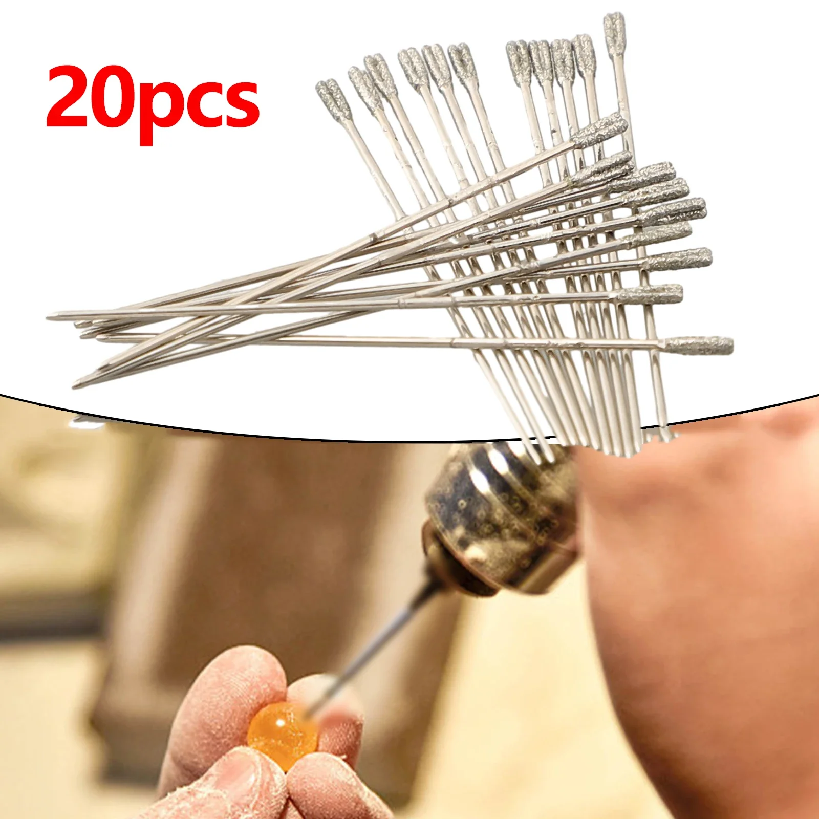 

High Quality Practical Lapidary Drill Bits Tool Diamond Coated For Jade 20* Agate Amber Agate Jewelry Power Tools