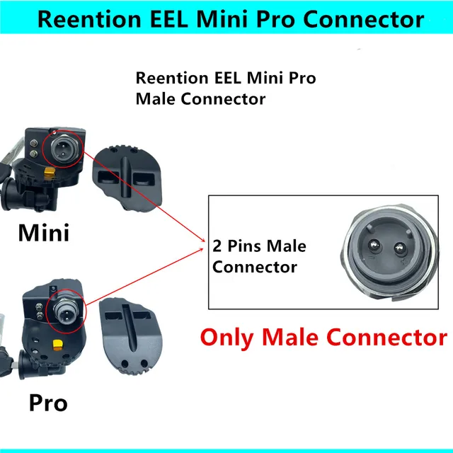 36V 48V Reention EEL Mini Pro Ebike Battery Connector Plug Mount Base