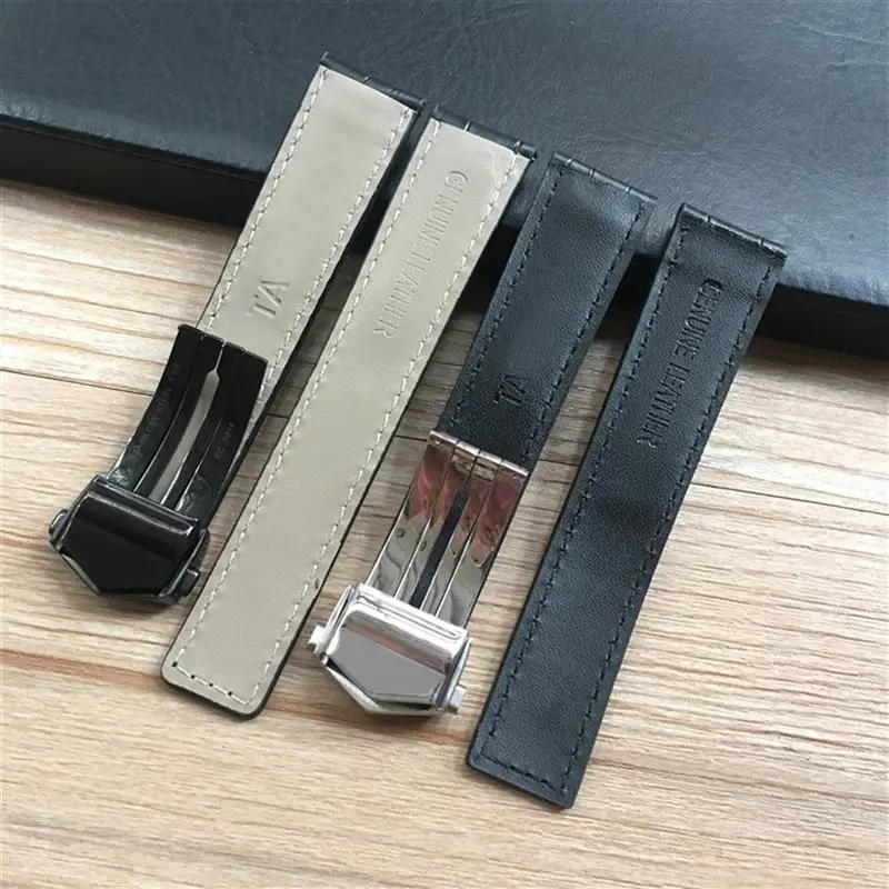SCHIK Watch Strap Genuine Leather Bracelet 20mm 22mm For Tag Heuer Watchbands Men Wristwatches Band