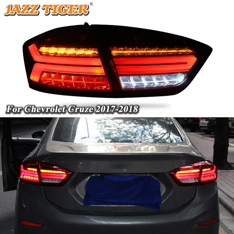 

Rear Running Lamp + Brake Light + Reverse + Dynamic Turn Signal Car LED Taillight Tail Light For Chevrolet Cruze Sedan 2017-2019