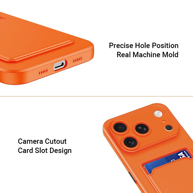 รูปสินค้า เคสใส่บัตรกันกระแทก สำหรับ iPhone 17 Pro Max