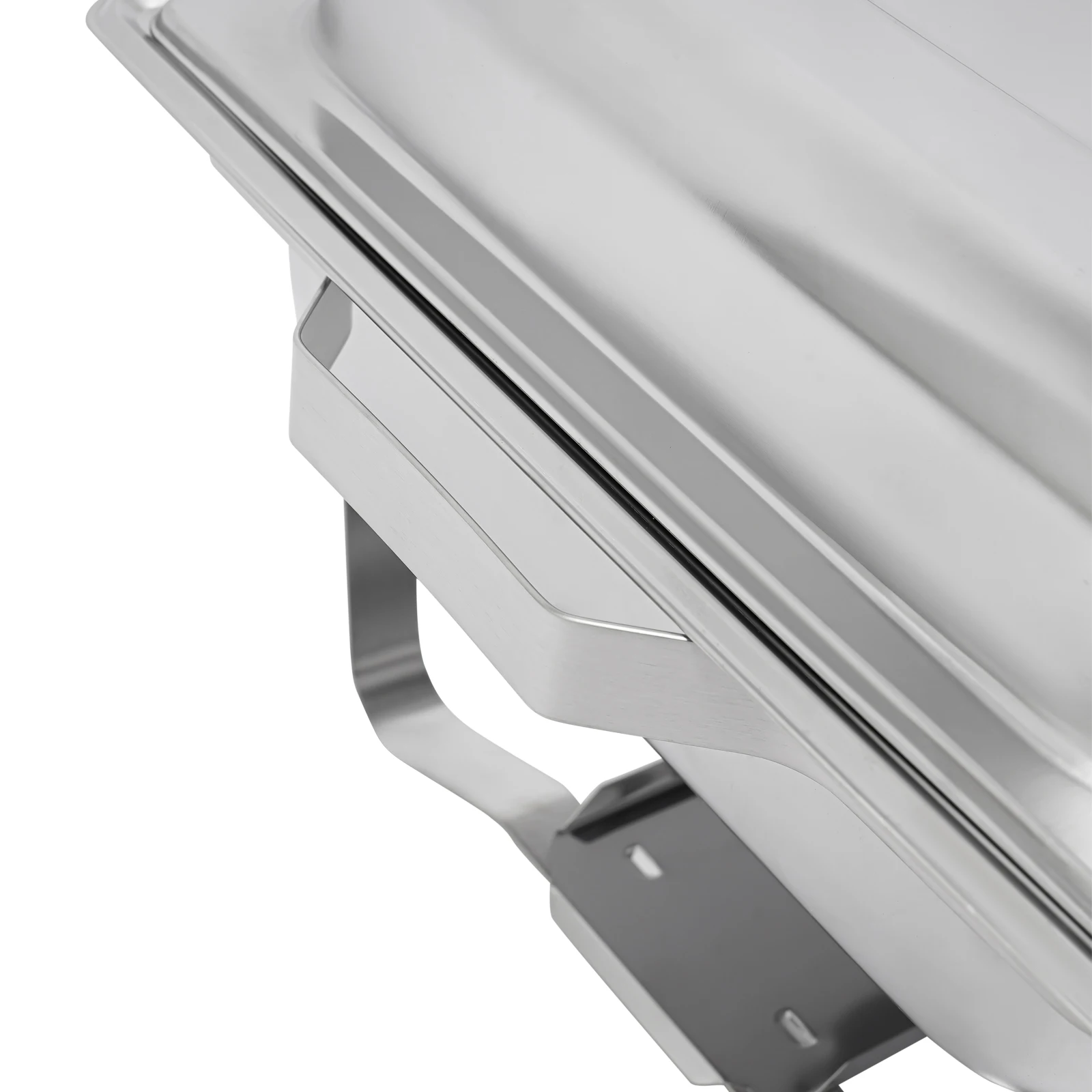 6L Chafing Dish Buffet-Set, Rechteckiger Catering-Wärmer, Speisenwärmer-Kit mit Deckeln und Pfannen für Hochzeiten, Partys & Restaurants – Detail 18