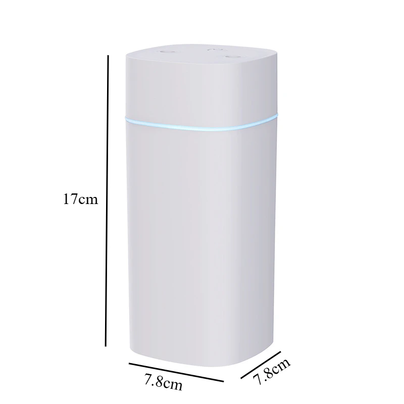 600ML Luminous Air Humidifier Double Spray Port Essential Oil Aromatherapy Humificador Cool Mist Maker Purify for Home Office 6