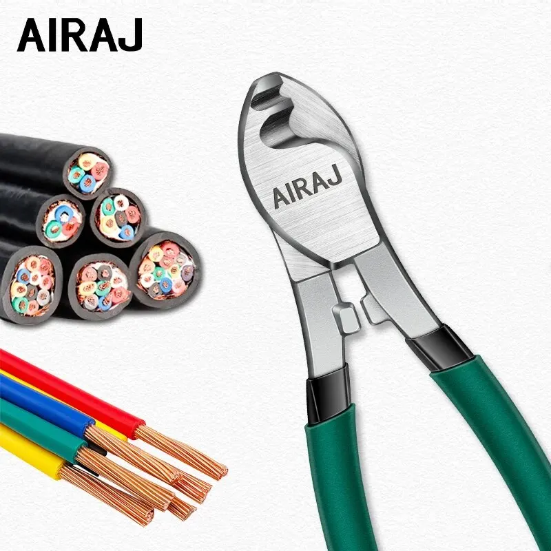AIRAJ Multifunctional Cable Cutter 6-Inch Anti Slip and Durable Industrial Grade - Image 3