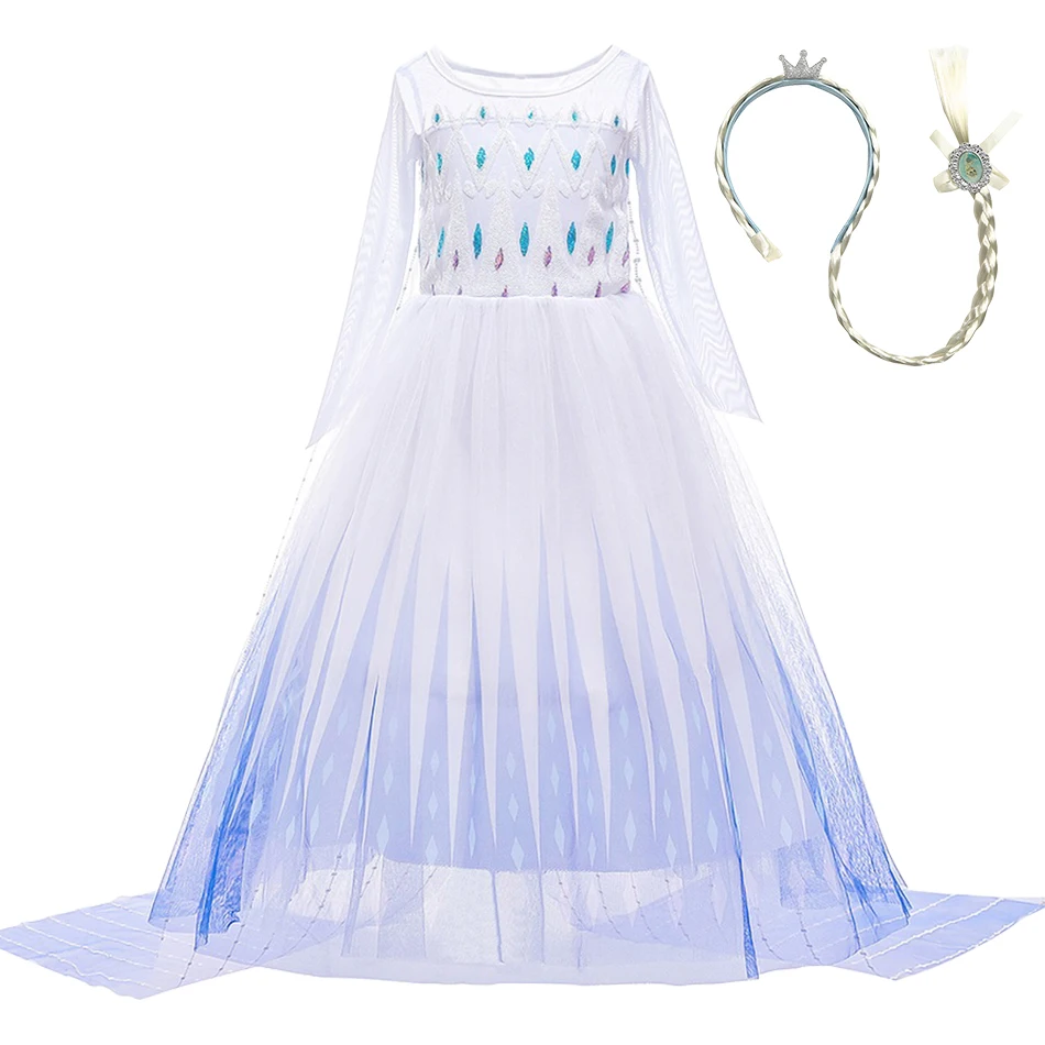 Robe Princesse Elsa Reine des Neiges | Déguisement Enfant