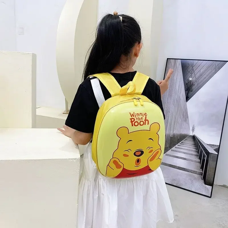 Disney Mickey mouse Minnie Stitch school bag kindergarten boy girl backpack frozen minnie cute cartoon egg shell backpack 5