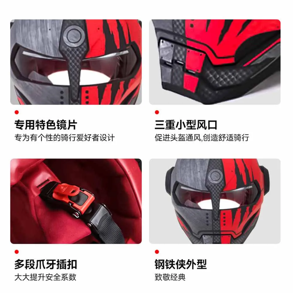 M-XL ������� ��� ���� ��Ŀ Ǯ ���̽� ������ ����Ŀ ��ǰ ��⼺ �Ӹ� ��ȣ Anti-Fall Motocross Kask