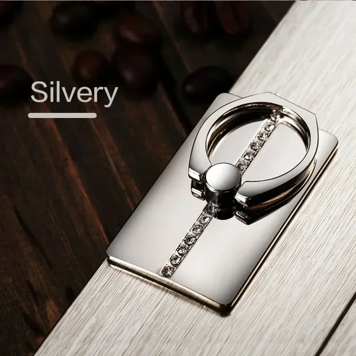 360° Rotating Universal Phone Ring Holder - Metal Stand with Anti-Slip Finger Grip