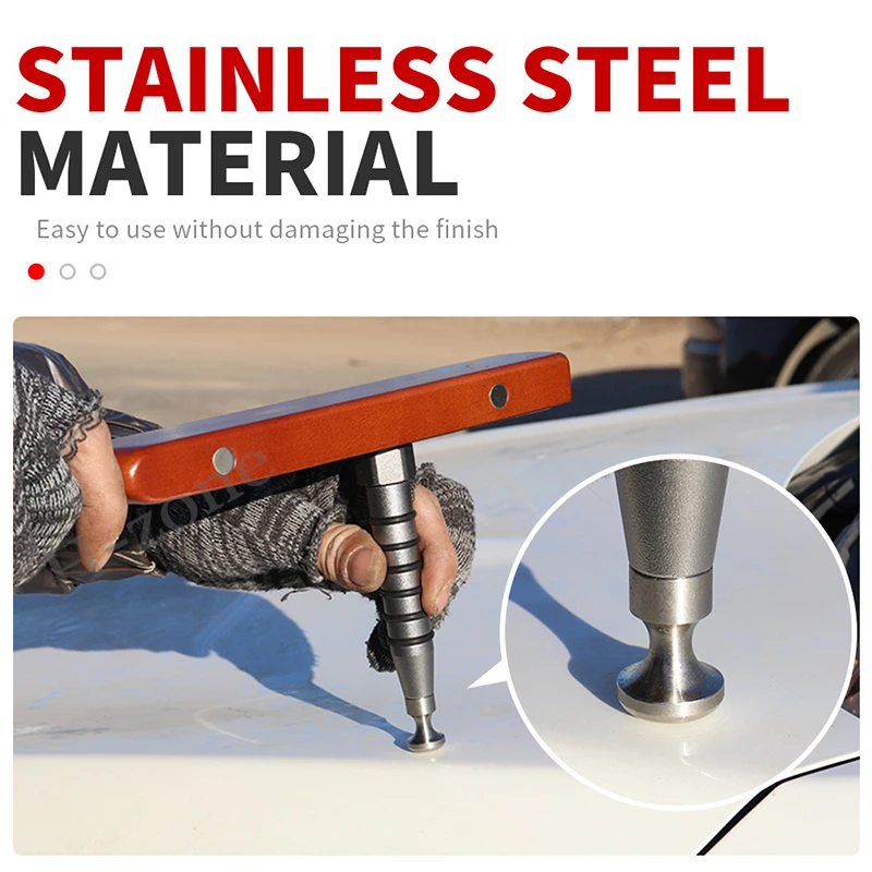 Tête de marteau PDR pour réparation de bosses sans peinture jeu de pointes Interchangeables – Image 4