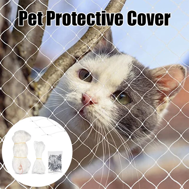 New Pet Protective Cover Cat Dog Net Plastic Nylon Steel Wire Grid Garden Balcony Safety Fall Prevention Netting Pet Products New Pet Protective Cover Cat Dog Net Plastic Nylon Steel Wire Grid Garden Balcony Safety Fall Prevention Netting Pet Products