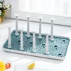 Cup Drying Rack Dust-proof Glass Cup Drainer Holder Stand Detachable Bottle Dish Drying ShelfStorage Tray Kitchen Supplies 6