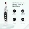 Pro Professional Manicure Pedicure Kit, Cordless Electric Nail File Set, Nail Drill Machine, Toe Nail Dremel Tools, Filer, Buffe 4