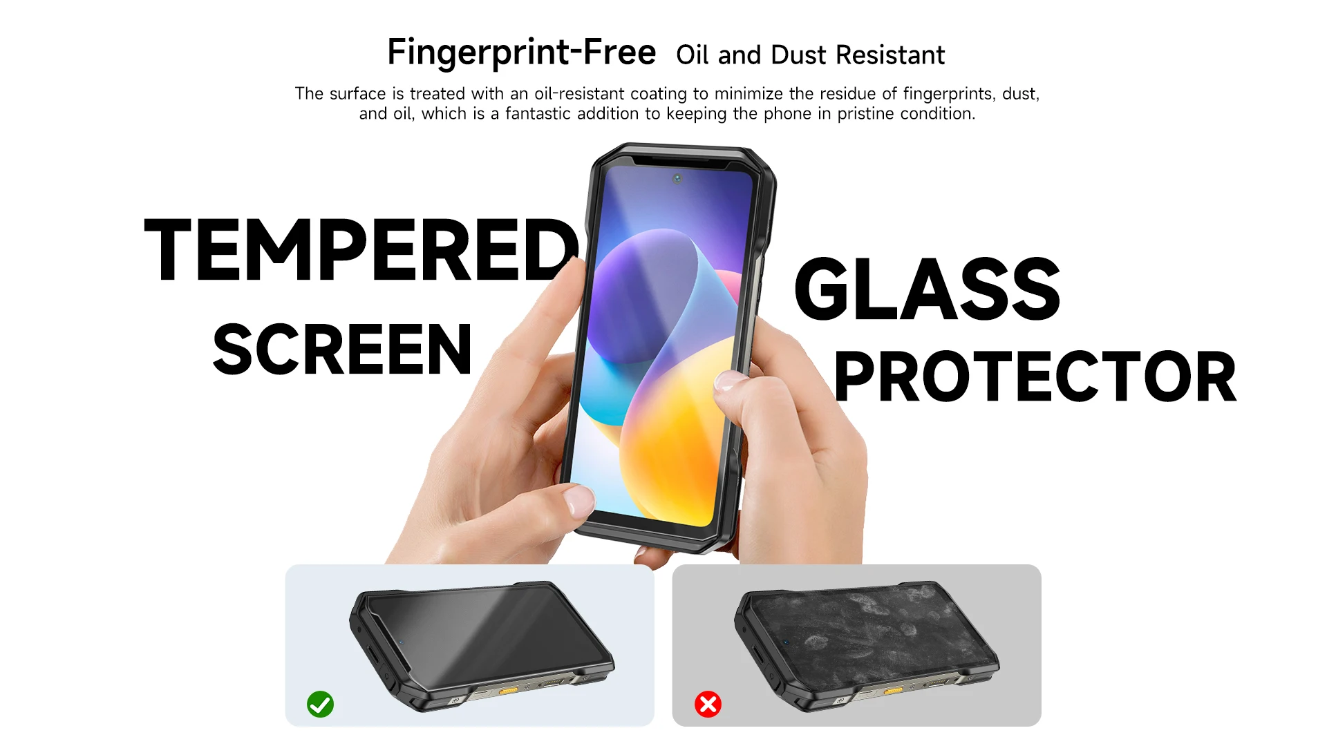Orignal 2PCS Ulefone Armor 34 pro 28 27 26 25 24 23 22 Mini 20 HD Anti Fingerprint Tempered Screen Protector Anti-Scratch Glass