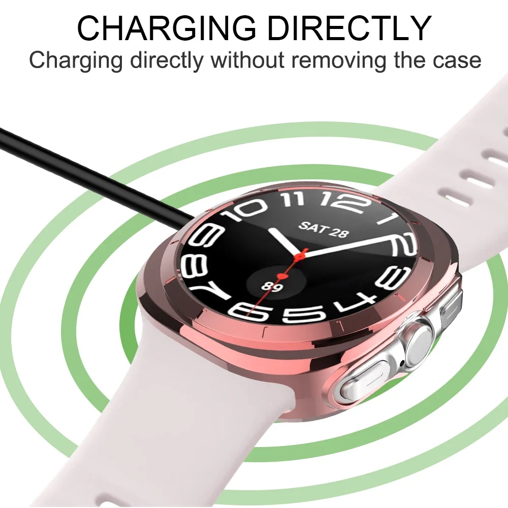 Premium TPU Protective Case for Samsung Galaxy Watch 7 Ultra - 47mm Anti-Scratch Bumper Cover