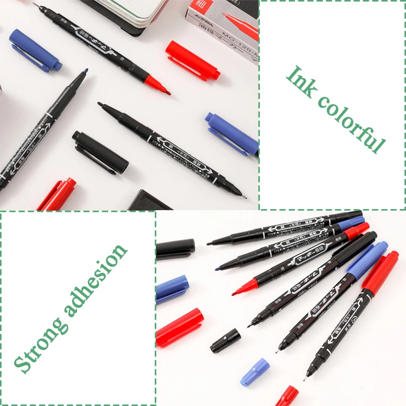 Tattoo Supplies 2/5/15pcs Tattoo Skin Marker Pen Microblading Permanent Makeup Piercing Marker Waterproof Tattoo Body PMU Accessories