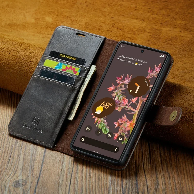 Strong Magnetic 2 in 1 Detachable Wallet Case for Google Pixel 8 Pro Pixel 7 Pro 7A 7 Flip Cover for Google Pixel 6 6A 6 Pro 5A