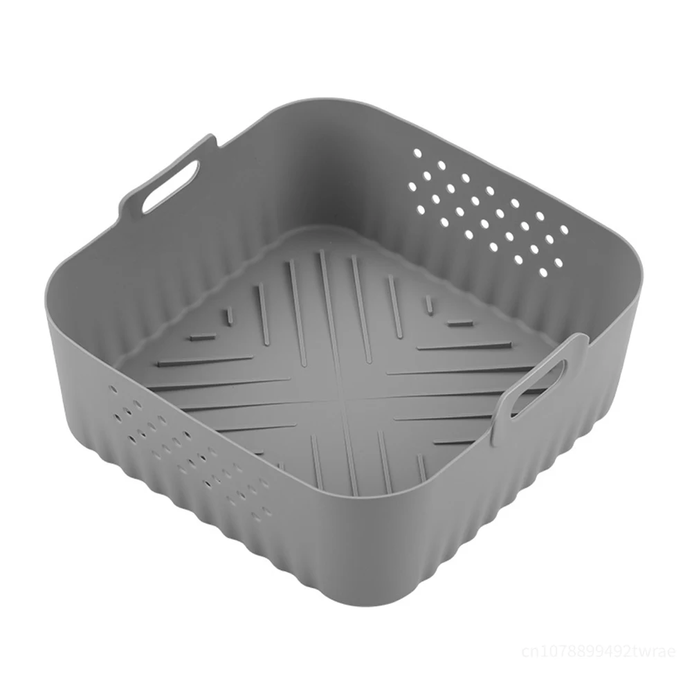 Silicone Reusable Air Fryer Liners – 23cm Baking Tray Accessories