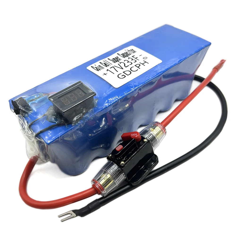 GDCPH 17V233F Automobile Rectifier Module 2.85V700F Large Capacity With Voltmeter Display Backup Power Supply Large Capacity