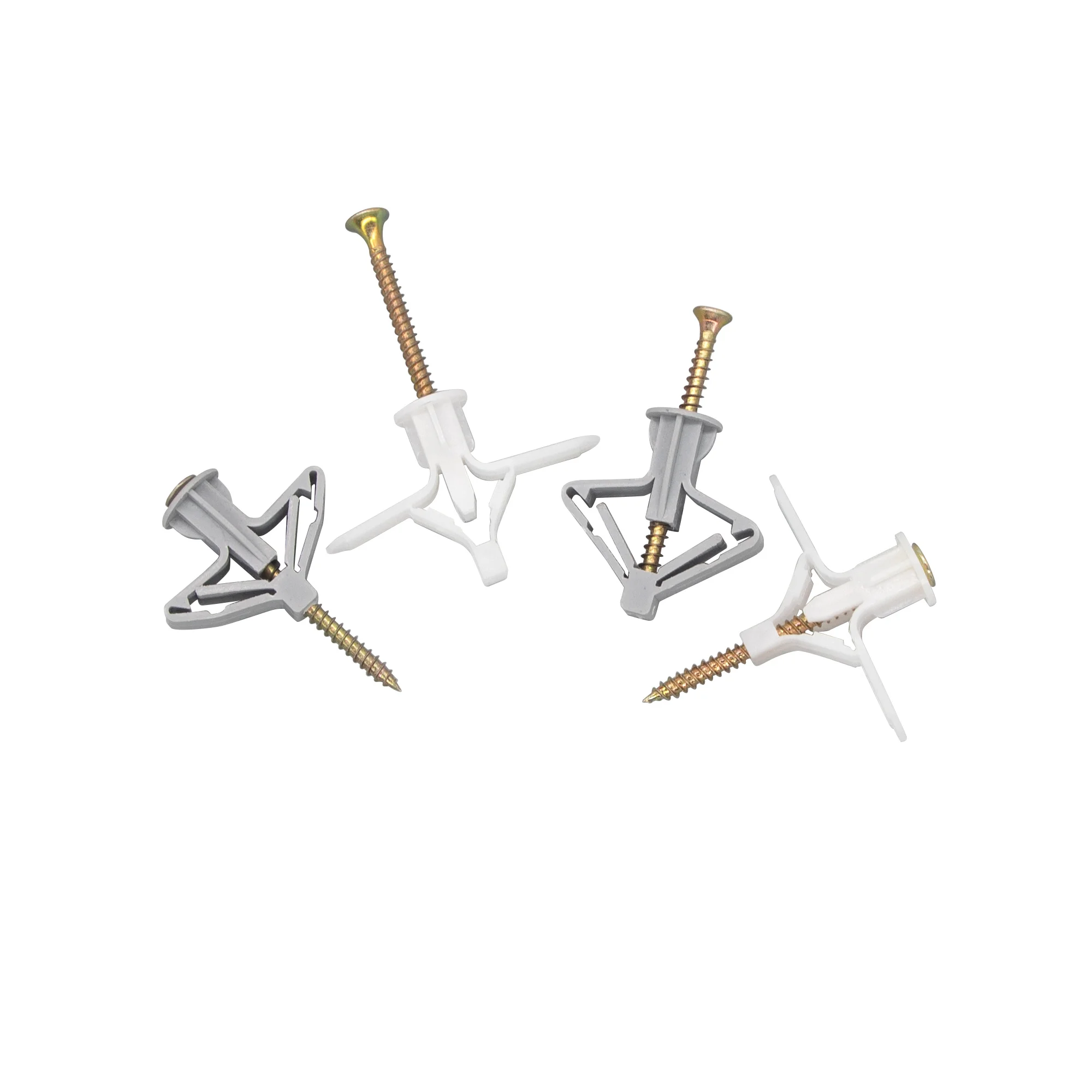 Nylon Expansion Drywall Anchoring Kit Special For Drywall With Galvanized Carbon Steel Screws Self-Drilled Wall 25 Sets drywall anchors drywall anchoring kit