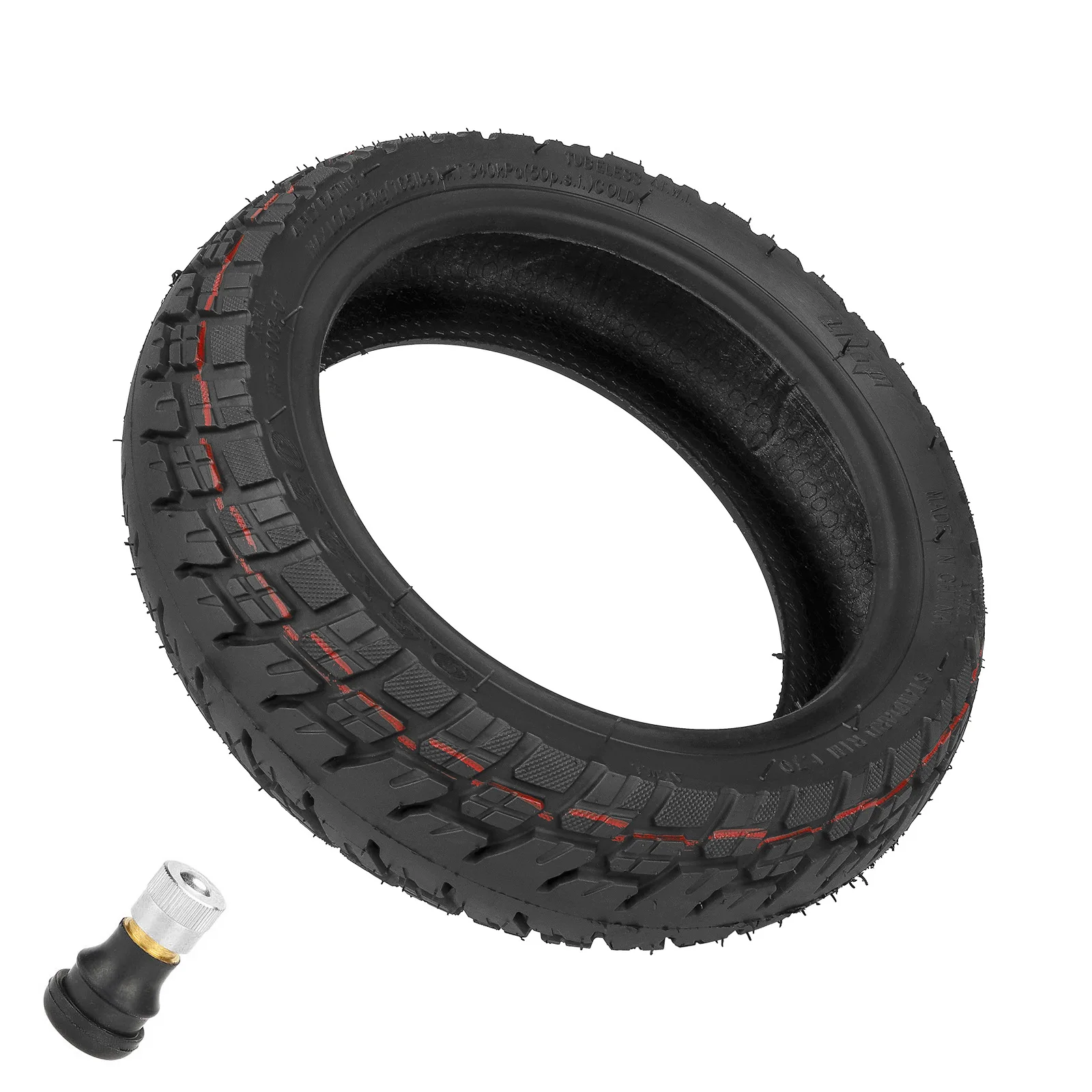 

Ulip9.5 * 2.50 Off-road Vacuum Tires for Calf KQI3 Electric Scooter 9.5-inch Off-road Vacuum Front and Rear Tires dirt bike