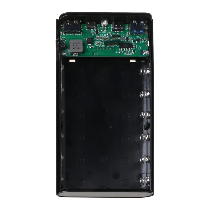 

6x18650 Battery for Case Storage Box for QC Dual USB for Mobile P