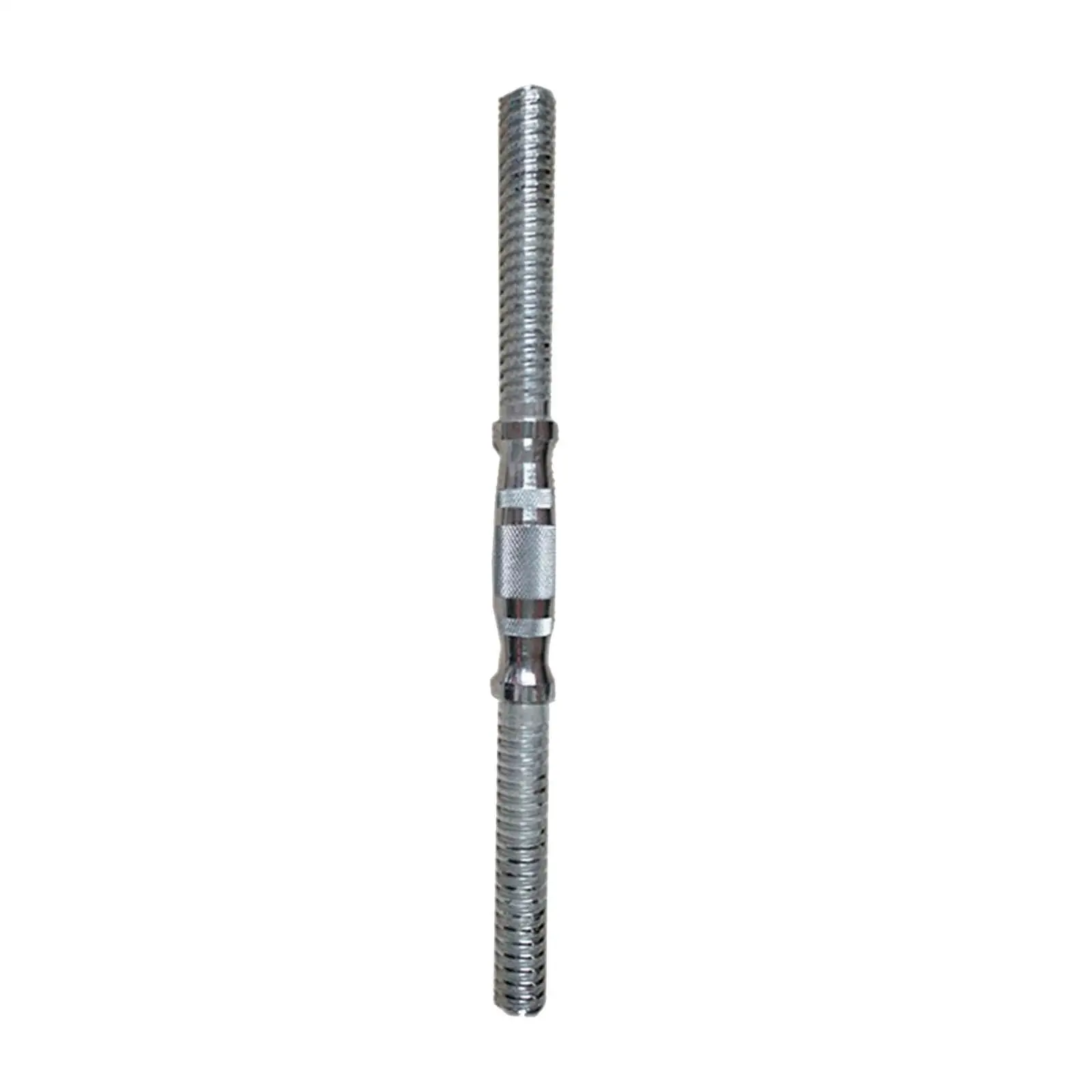 Dumbbell Bar Threaded Single Durable Nonslip Knurled Grip Barbell Handle Barbell