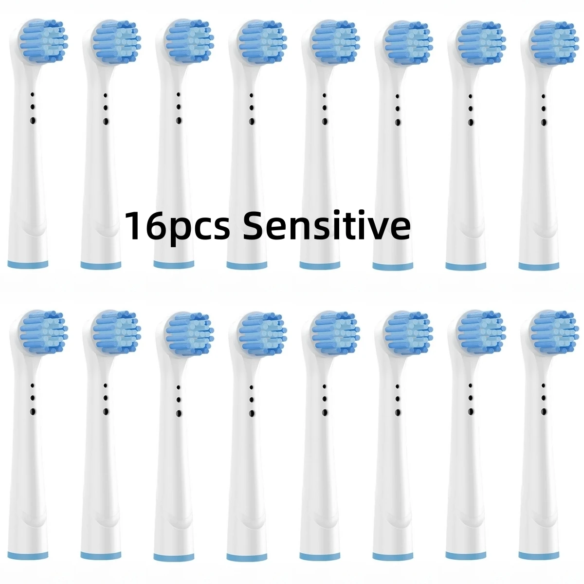 Premium Replacement Brush Heads - Pack of 16/20 for Sensitive and Cross Action Cleaning