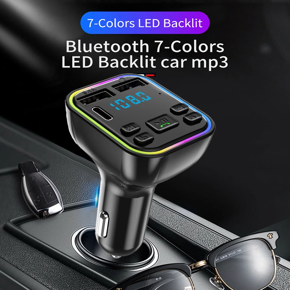 Car Bluetooth Transmitter Charger Fm Transmitter Pd Small And Exquisite