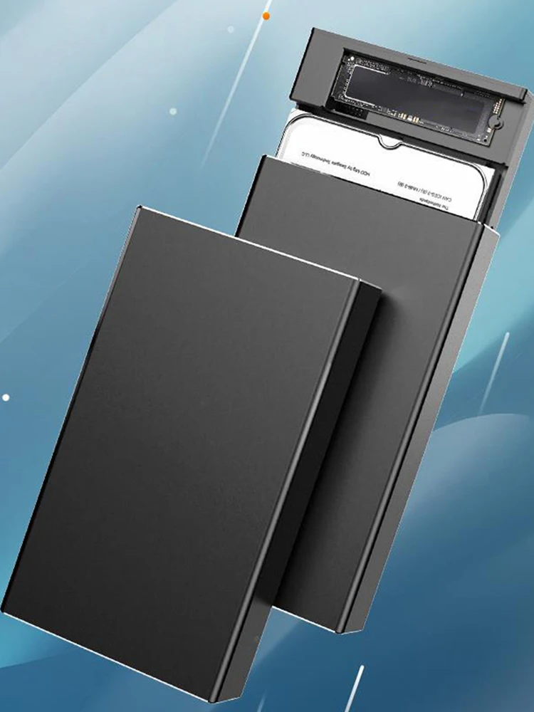 듀얼 베이 하드 드라이브 인클로저 지지대 UASP M.2 Nvme SSD 케이스, C타입 복제 복제기, SATA HDD 인클로저, 2.5 인치, 3.5 인치, 10Gpbs