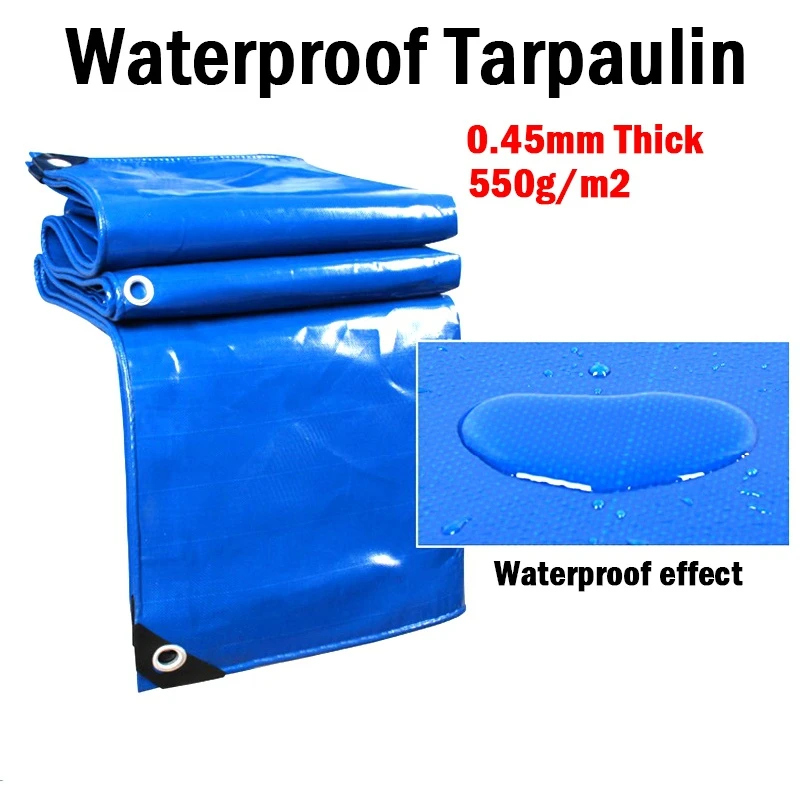 Lona de PVC azul personalizada para camión, cubierta de alta resistencia, toldos de tela para exteriores, 550GSM| | - AliExpress