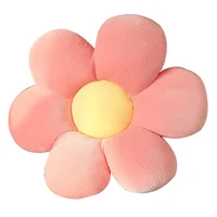35-40cm Beautiful Colorful Flower Plush Pillow Toy Soft Cartoon Plant Stuffed Daisy Chair Cushion Sofa Kids Lovers Birthday Gift 2